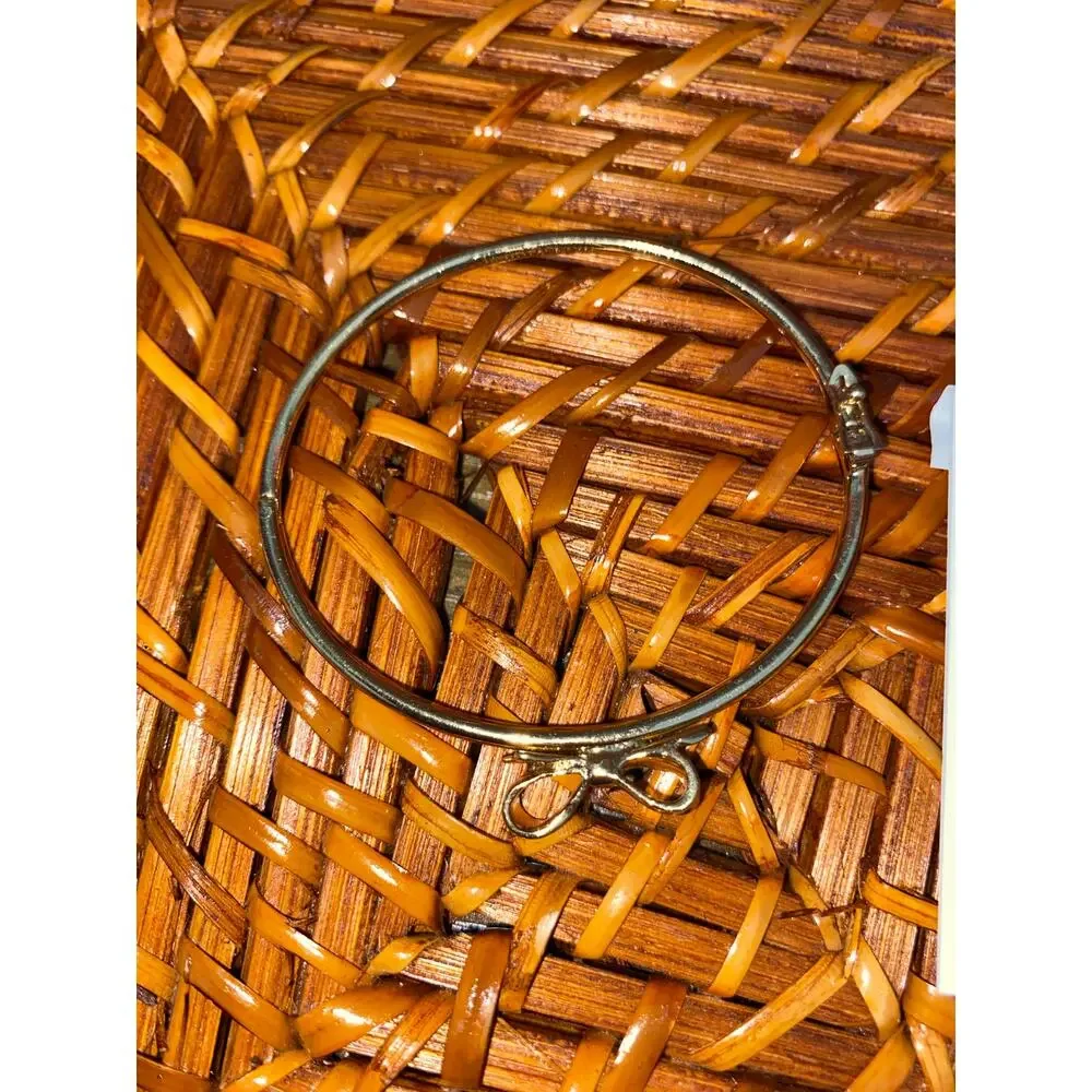 Kate Spade Bow Jewelry Bundle Lot Set Earrings NWT Bow Bangle Bracelet Gold - Picture 6 of 9